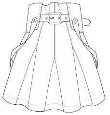 牧场工装裙