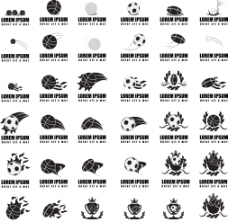 球类运动图标图片