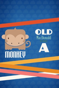猴子 卡通动物图片