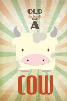 奶牛 卡通动物图片