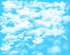 云朵蓝天白云图片