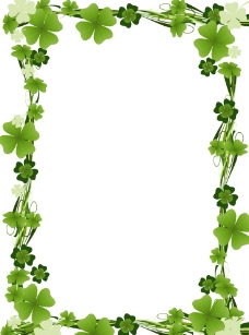 四叶草边框图片