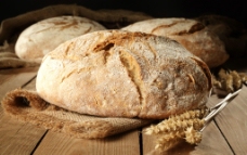 小麦面包图片