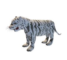 老虎3d模型