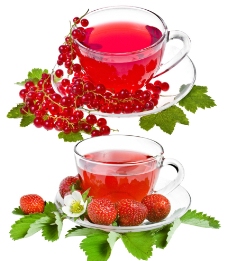 草莓茶图片