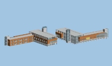 3D设计现代商业大厦建筑群3D模型设计