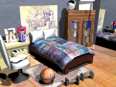 卧室模型图