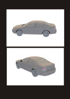 3D车模福特轿车3d模型