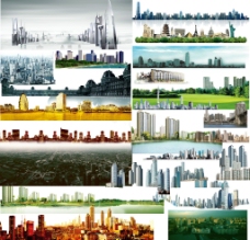 世界建筑世界著名城市标志建筑素材图片