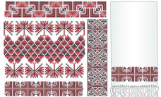 欧式花纹欧式刺绣地毯无缝花纹图片