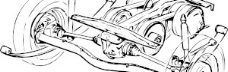 挂画沃尔沃343皮带式变速悬挂剪贴画