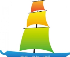 标志设计帆船矢量logo图片