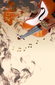 小提琴音乐背景图片