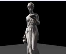 水瓶女神雕像模型