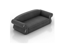 黑色现代的沙发模型