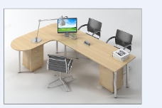 办公桌模型设计