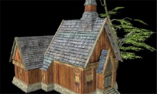 小房子游戏模型素材