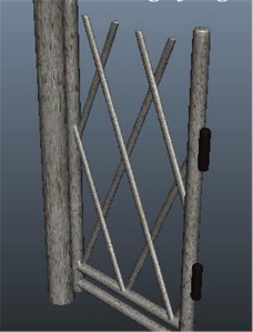木制围栏游戏模型素材
