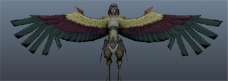 鹰身人游戏模型素材