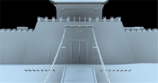宫殿阶梯游戏模型素材