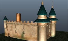 城堡游戏模型素材