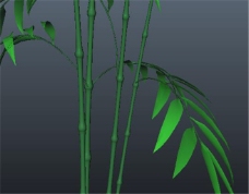 绿竹游戏模型素材