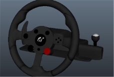 汽车方向盘游戏模型素材