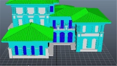 楼房游戏模型素材