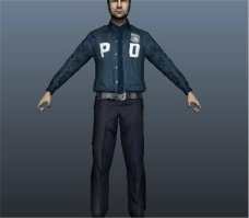 警察游戏模型素材