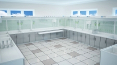 3d 医疗室 清洗室图片