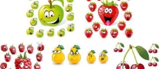水果大全可爱卡通水果表情大全图片
