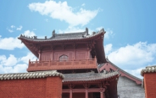 寺庙的角楼图片