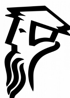 约翰加尔文肖像的矢量图像