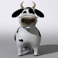 小奶牛模型