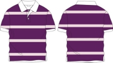 紫色t恤矢量图
