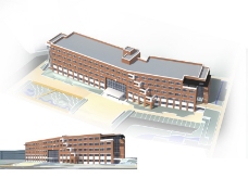 3D设计公共建筑办公楼设计3D模型素材