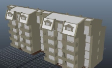 建筑3D游戏模型