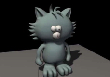 加菲猫模型