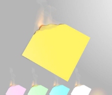 燃烧的标签矢量图4
