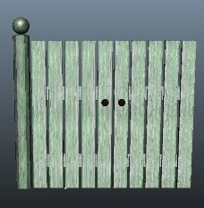 围栏3D模型