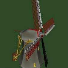 3d 模型风车图片