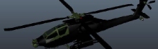 3D直升机模型