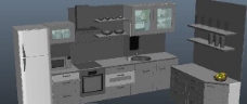 3d厨房家具